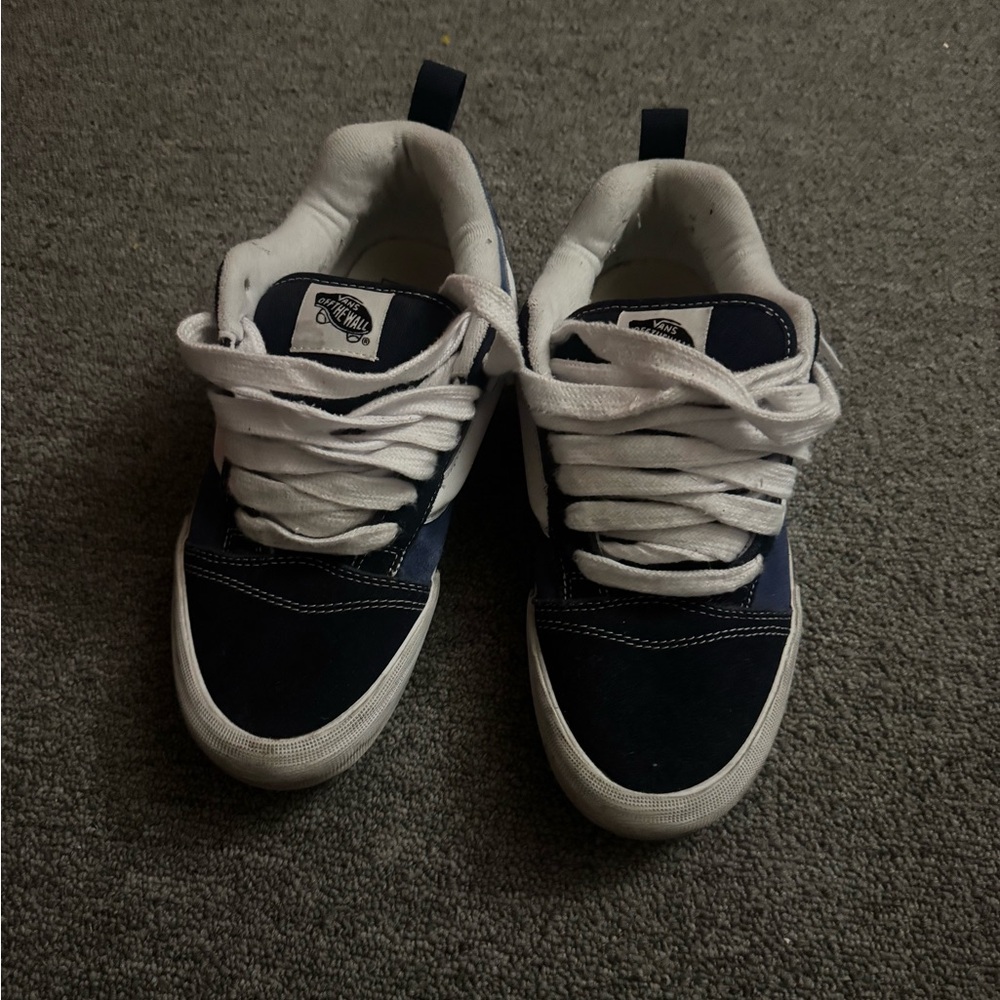 Vans Classic Navy and White Lace-Up Sneakers